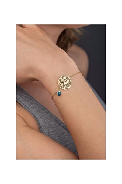 novon Yaşam Çiçeği Kadın Bijuteri Bileklik
