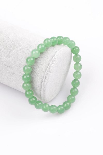 Armis 8 Mm Natural Aventurine Stone Bracelet (Happiness Stone)
