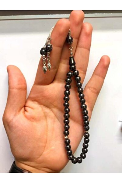 Doğaltaş Φυσικός Αιματίτης Ροζάριο - Με Πέτρες και Κομψός