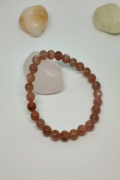 badeaccessories 6 mm Sun Stone Natural Stone Certified Bracelet