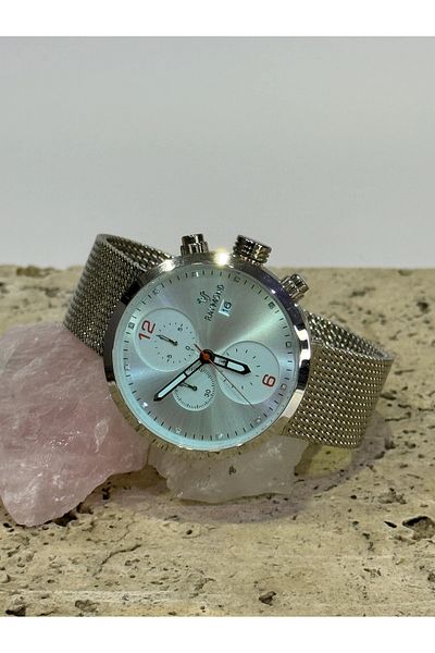 Raymond Rym-G82001M-Ss-Wht Men's Wristwatch - Simple Design