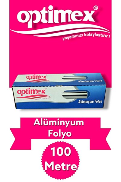 OPTİMEX Alüminyum Folyo 100 Metre Kutulu Kalın 30 cm.