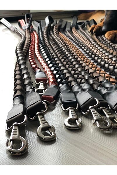 Ekonar pet Ekonar Büyük Kampanya Deri Örgü Deri Köpek Gezdirme Ipi - Sevk Kayışı - Gezdirme Tasması
