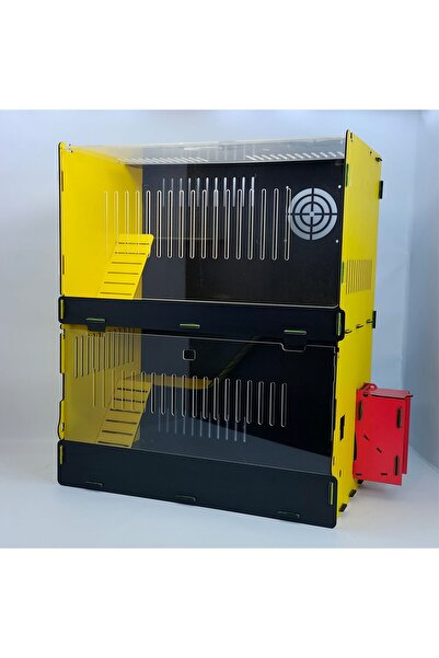 Lazer Hamster Kafesi Çift Kat Demonte Gelmektedir