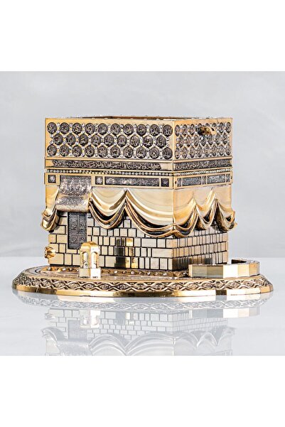 YAĞMUR CAN Kabe Geniş Kaideli Altın ( Büyük Boy) Boyut: 26x17 Cm. (TESCİLLİ MARKA)