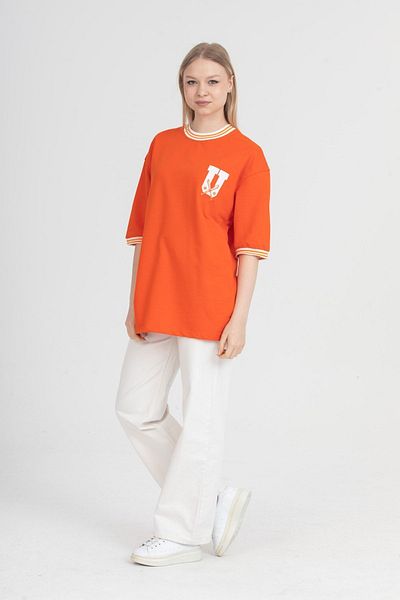 İLKCET MODA Μπλουζάκι USA Oversize Unisex