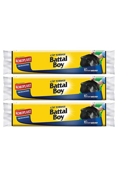 Koroplast 10 x 3 Professional Oversize Garbage Bags