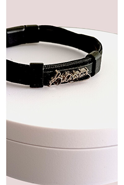 anonim Mustafa Kemal Atatürk İmzalı Deri Yeni Nesil Uçlu Bileklik