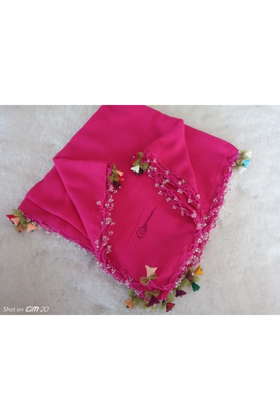 hoaryage Χειροποίητη κορδέλα φυλαχτού με βελονάκι, χάντρες γραφής, μαντήλι, ι...