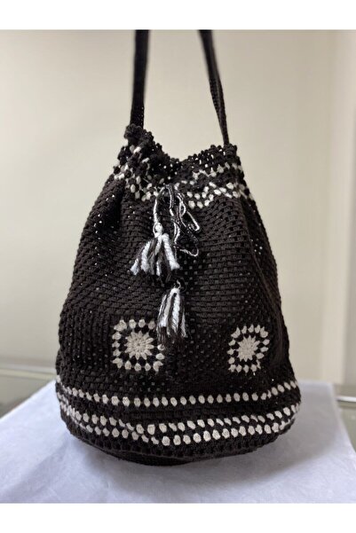 sema aksesuar Special Design Hand Knitted - Shoulder Bag Handmade
