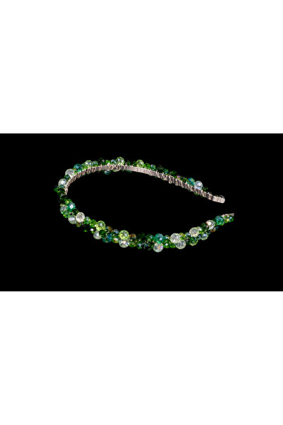 Handmade Coroana de cristal verde - Coroana pentru mireasa si ocazii speciale...