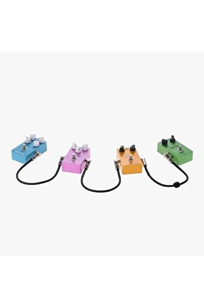Erga Müzik Pedal Bağlantı Kablosu Efekt Pedal Ara Kablosu Çift Jaklı L/L 3 ADET