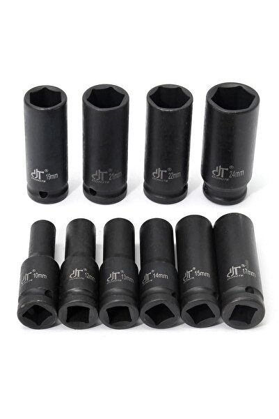 münchen 5490 1/2" Derin Havalı Lokma Anahtar Takımı 10 Parça (metrik)