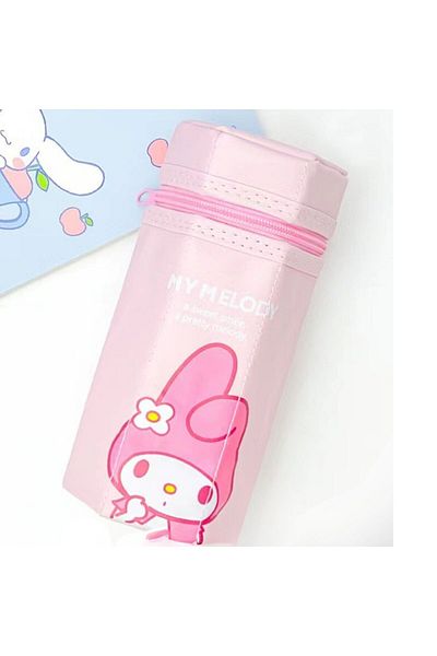 Petityu Sanrio my melody 6gen μολυβοθήκη κουτί μολυβιών ροζ χαριτωμένο κορίτσι παιδική μολυβοθήκη