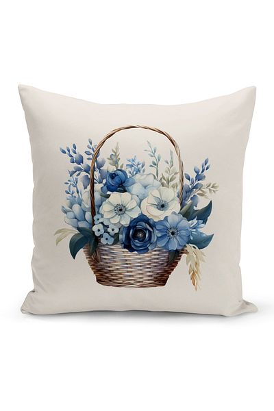 Bertille Home Πρωτοχρονιάτικη Σειρά Διπλής Όψης Ψηφιακή Εκτύπωση Μαξιλαροθήκη Ριχτάρι (Χριστουγεννιάτικο Χριστουγεννιάτικο κάλυμμα μαξιλαριού)