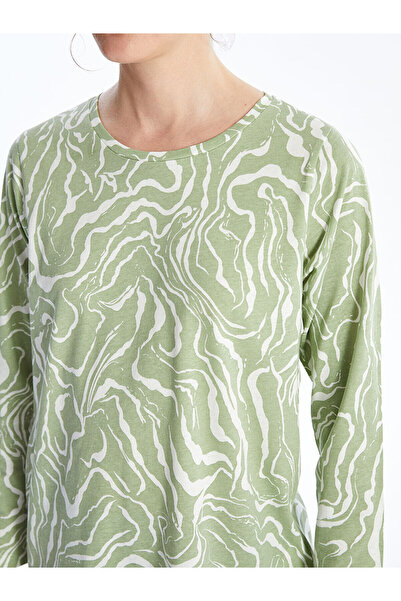 LC Waikiki LCW Print kerékpáros nyakú női blúz