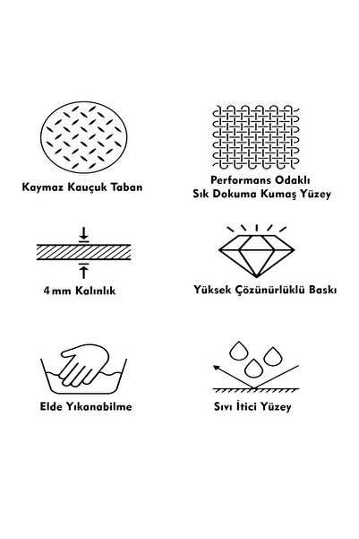 PORGE Гейминг подложка за мишка Oyuncu Espor Edition - 480x400x4mm