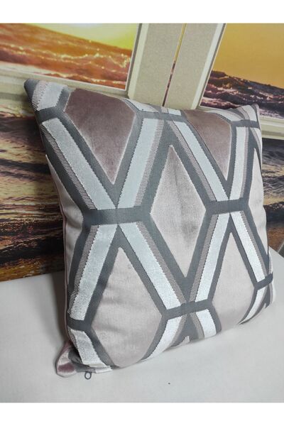 Evcimenhome 43смx43см Калъфка за възглавница от дебел кадифе Цвят: Бледо розо...