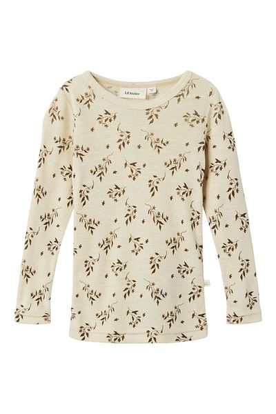Lil' Atelier Mini Oberteil mit langen Ärmeln Slim Fit