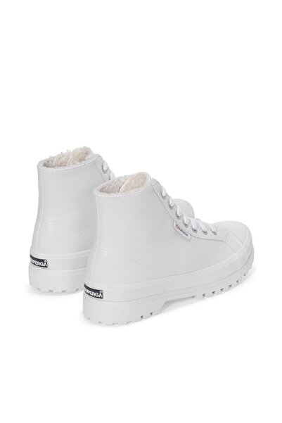 Superga 2341 Alpina Vegan Faux Leather Fur Kadın Mavi Bot
