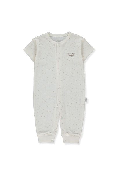 Bebetto SHORT SLEEVE JUMPSUIT WITHOUT BOOTIES (HAPPY PANDA) T 3516
