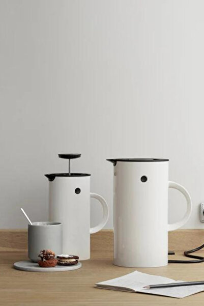 stelton EM77 Frenchpress 1 L Beyaz