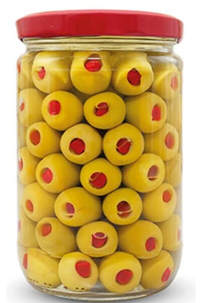 asaf Biber Dolgulu-biberli Yeşil Zeytin (AKHİSAR) 1 Kg