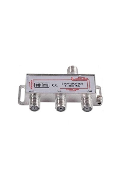 ANKTEK 1 Giriş 3 Çıkış Uydu Karasal Kablo Tv Çoğaltıcı Splitter Anten Dağıtıcı Splitter