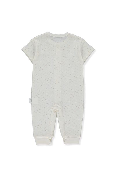 Bebetto SHORT SLEEVE JUMPSUIT WITHOUT BOOTIES (HAPPY PANDA) T 3516