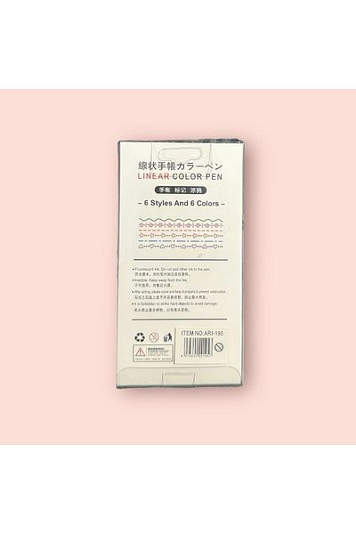 Kromi NOTEBOOK DECORATION COLORED SHAPE DRAWING PEN