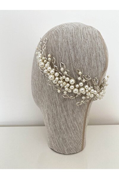 Gözde Çiçek Γυναικεία πέρλα νυφική ​​τιάρα