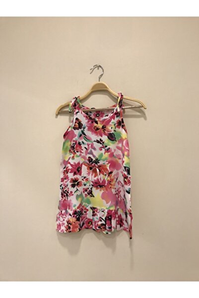 Pitti Дівчача сукня з квітковим принтом кольору фуксії 9240