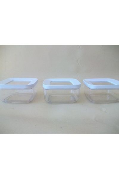 VİP AHMET Vip Ahmet Square Storage Container 250 ml X3