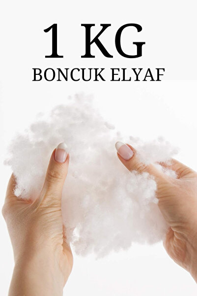 Elyaf Sepeti 1 Kg Silikon Beyaz Kaliteli Saf Boncuk Elyaf Yastık Dolgusu Amig...