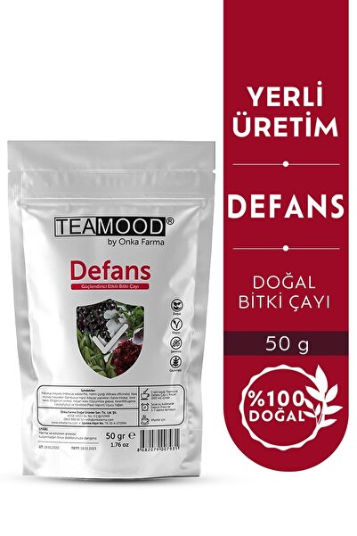 TEAMOOD Onka Farma Defans Çayı - Şekersiz Doğal Bitki Çayı - 50 gr