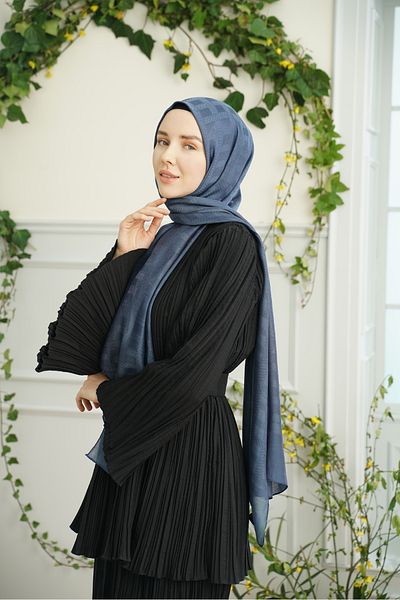 ARMANDA Σάλι με μοτίβο αλυσίδας Indigo Princess Series