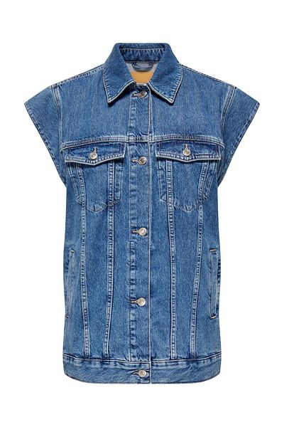 ONLY Onlirene Women's Denim Vest - S/l Size