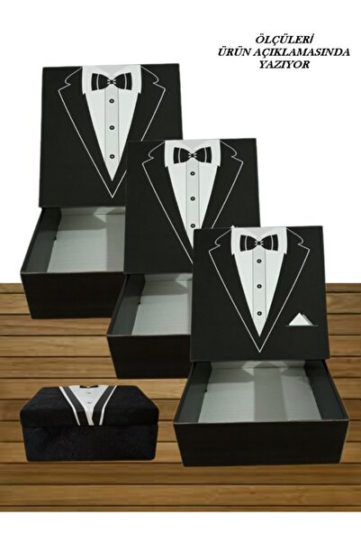 Hasret Çeyiz Çeyiz Sandığı Gelin Damat Bohça Kutusu Sandık Kolisi 4lü 0153