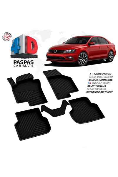 OmsaLine Jetta 2011 2012 2013 2014 2015 2016 2017 2018 4d Havuzlu Paspas