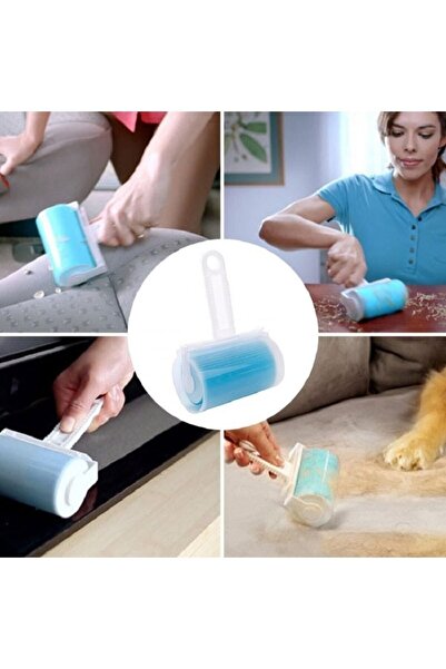bediSey Silikon Rulo Tüy Toplayıcı Toz Alıcı Yıkanabilir Kedi Tüyü Toplayıcı Köpek Tüyü Toplayıcı