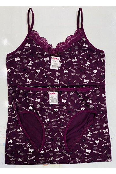 JENİKA Ženski set od 2 komada: majica na bretele i gaćice