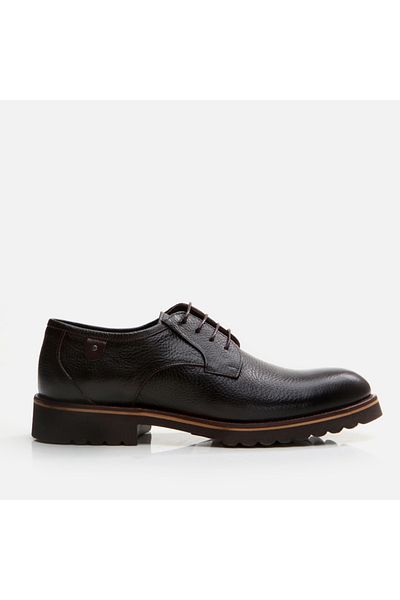 Hotiç Genuine Leather Brown Men's Casual Shoes