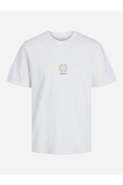 Jack & Jones Minimal Print Crew Neck T-Shirt