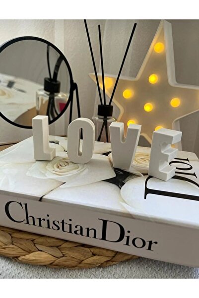 DECORATIVE LOVE WRITING,STONE DUST,RAW OBJECT TRINKET