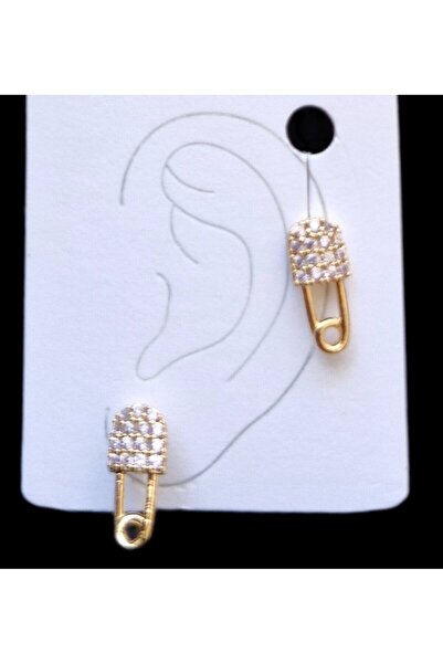 BY.RAYKA PORSELEN El Dekor Takı Pirinç Üzerine 14 Ayar Altın Kaplama Iğne Fig...