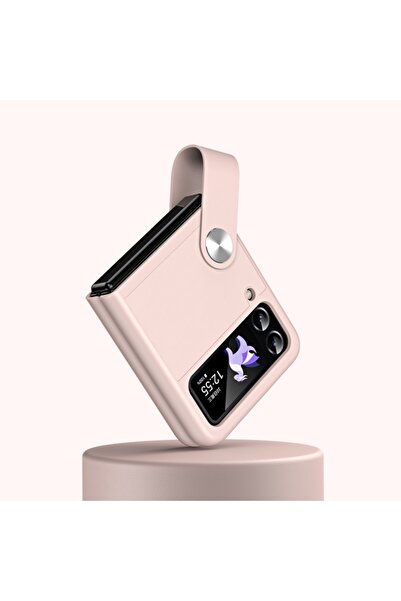 Teleplus Samsung Galaxy Z Flip 3 Kılıf Skinfeel Shockproof El Tutmalı Standlı...