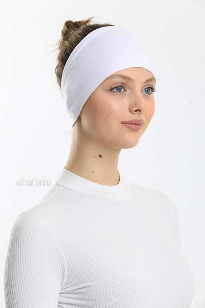 Shalista Buy 4 Pay 3 Magic Adhesive Sliding Reducing White Seamless Bandana Price Is for 1 Piece