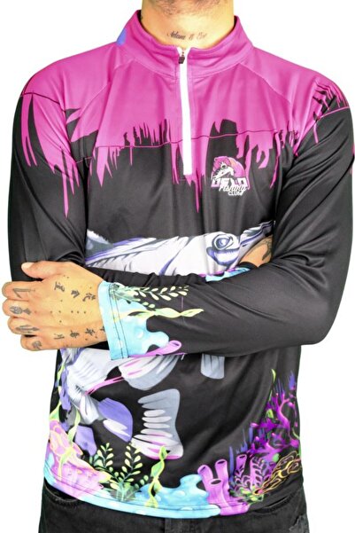 Oslo Μπλουζάκι Performance Fisherman - Ροζ ώμος