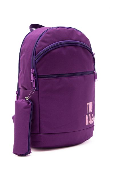KAFF 00511-Μωβ 4 θέσεων Laptop Sports Travel Λειτουργικό σχολικό σακίδιο με θήκη για στυλό