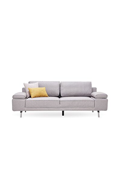 Enza Home Petra 2'li Koltuk, Kadife Dokulu - Koyu Gri